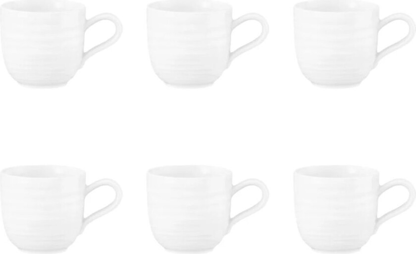 Terra espressokopp 9 cl 6-pakning Hvit