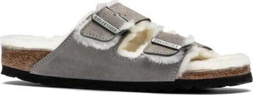 Arizona Shearling Suede Leather Narrow - Stone Coin 44