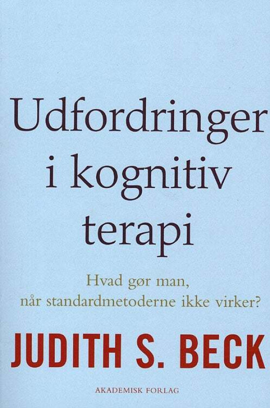 Udfordringer i kognitiv terapi av Judith Beck