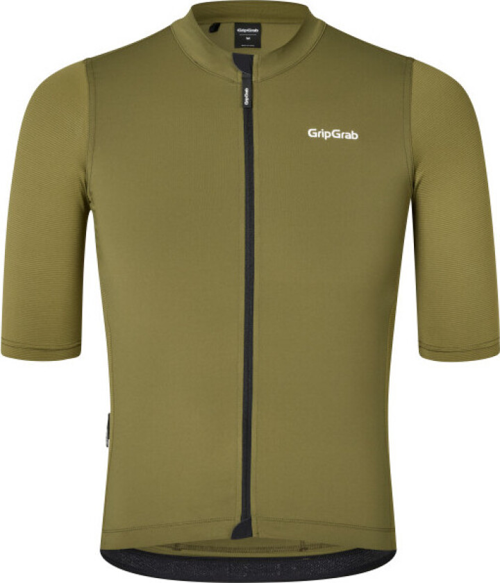 Gripgrab Men's Ride Short Sleeve Jersey Olive Green M, Olive Green