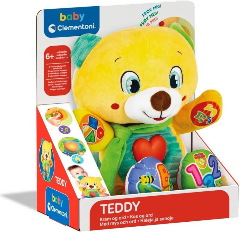 Baby - Interaktiv Teddy Plysjbamse
