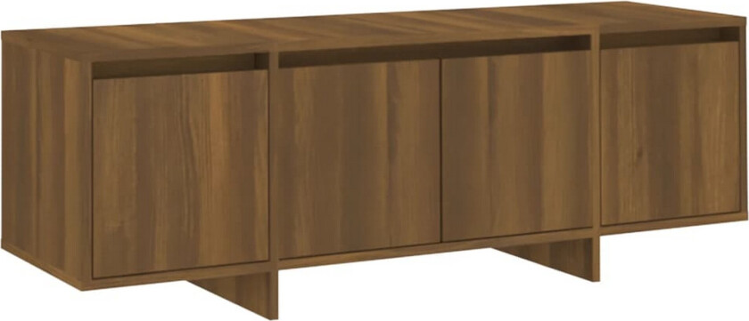 TV-benk brun eik 120x30x40,5 cm sponplate