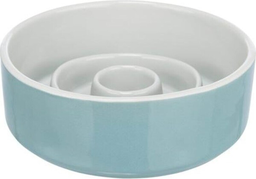 Trixe Slow Feeder Matskål Blå (900 ml)