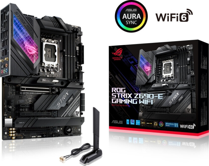 Asus Rog Strix Z690-e Gaming Wifi Ddr5 Atx Hovedkort