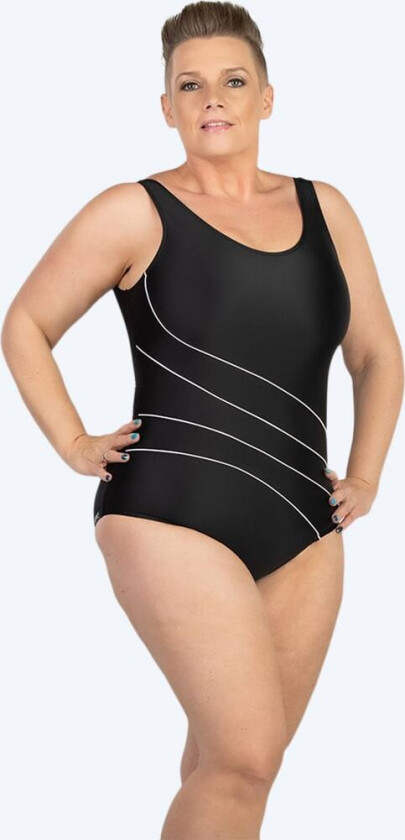 badedrakt til damer - Lulu G9 - Svart/hvit