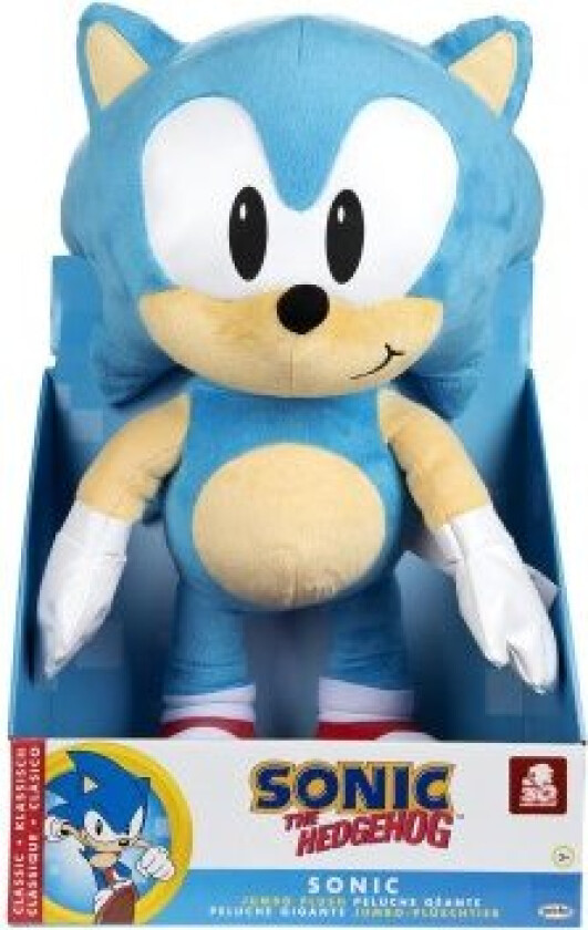 Sonic The Hedgehog Plysjbamse 45 Cm - Sonic