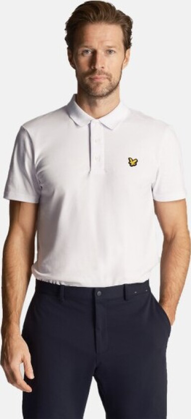 Lyle & Scott Sport Ss Pique Herre Hvit Xl