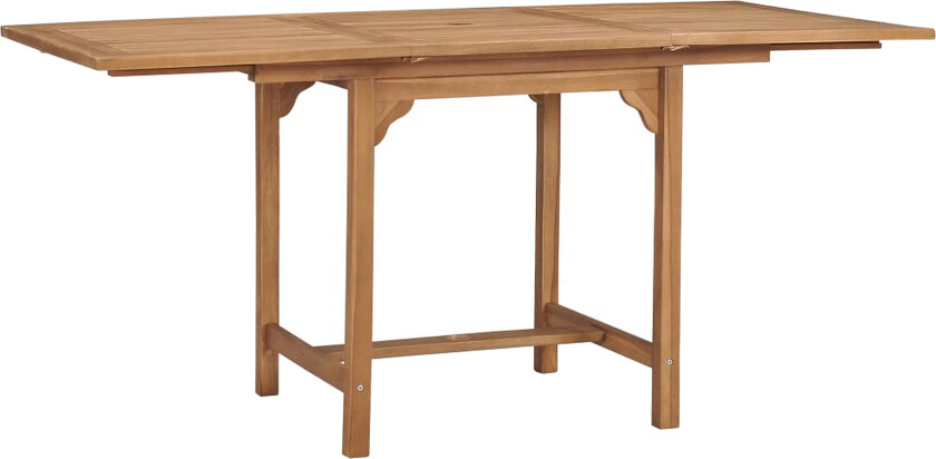 Uttrekkbart hagebord (110-160)x80x75 cm heltre teak