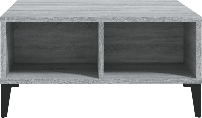 Salongbord grå sonoma eik 60x60x30 cm sponplate