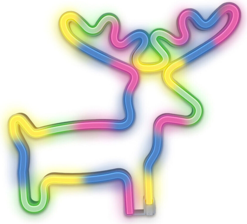 Forever Light Neon LED Light ELK battery + USB FLNE12, Multicolor