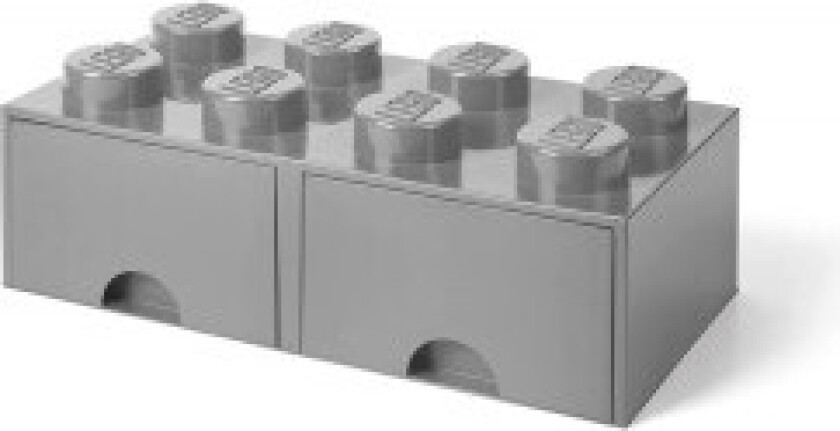 Brick Drawer 8 Grey