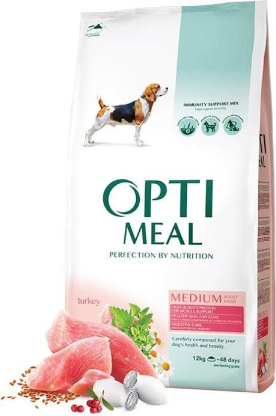 Dog Adult & Senior Medium Breed Turkey with Digestive Care Tørrfôr til hund 4 kg