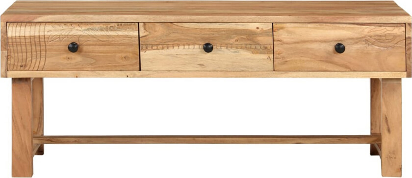 Salongbord 100x50x40 cm heltre akasie