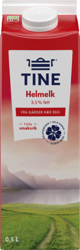 Tine Hel Tinemelk 1/2l