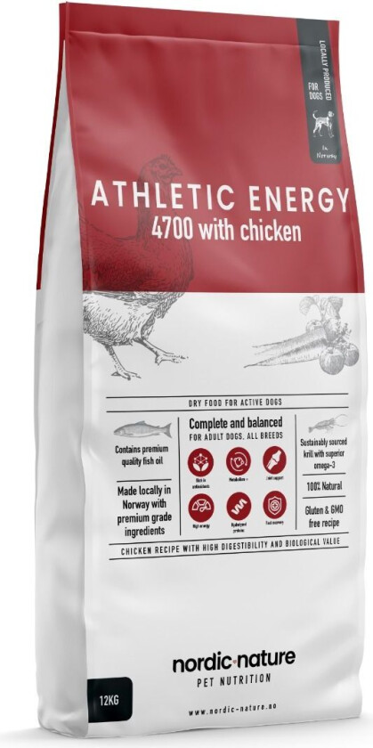 Athletic Energy Tørrfôr til hund 3 kg