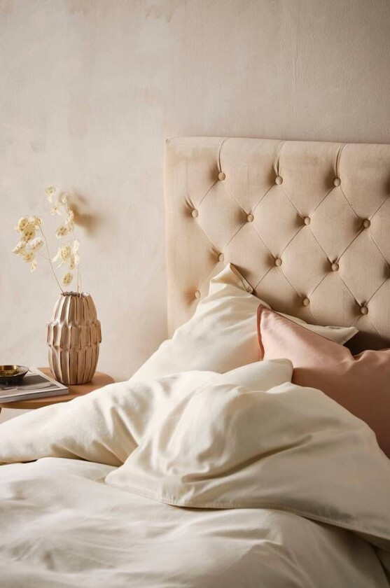 sengegavl 90 cm Pudderbeige