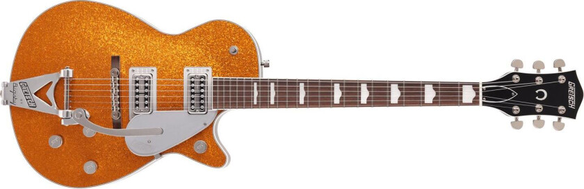 G6129t-89 Vintage Select ‘89 Sparkle Jet, Bigsby, Rw, Gold Sparkle