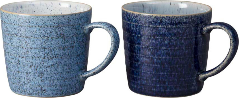 Studio Blue Ridged Mugger 40 cl 2-Pack