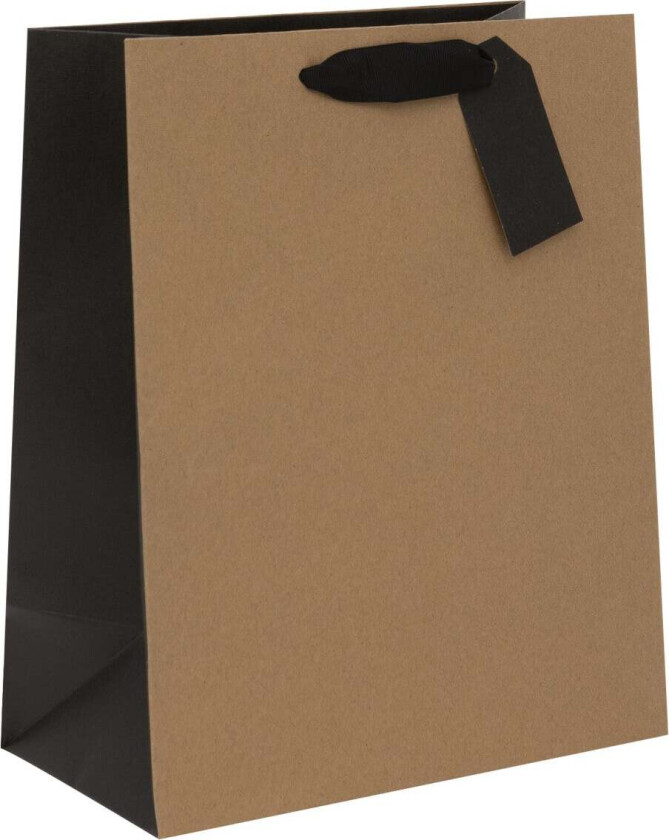 Gavepose Large Ribbed Kraft/Black