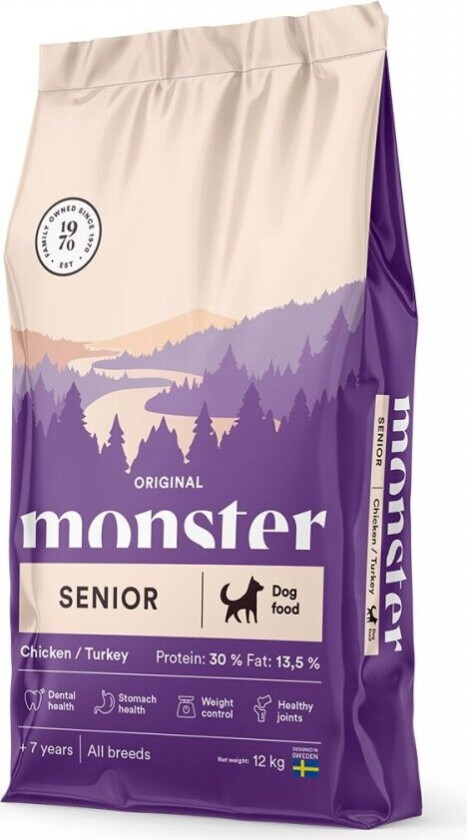 Monster Dog Senior Chicken and Turkey (12 kg)