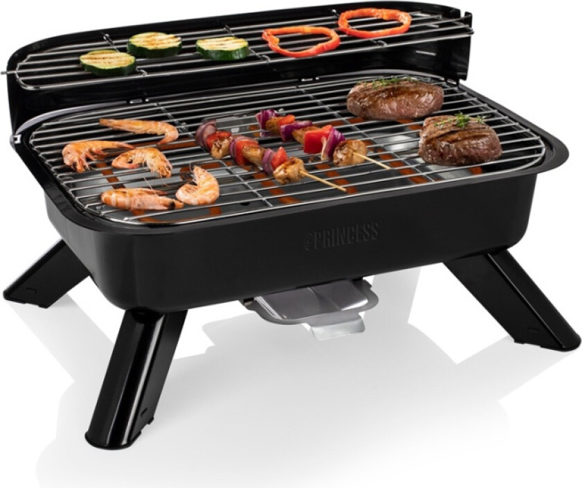 Hybridgrill For elektrisk og kullgrilling 2000W