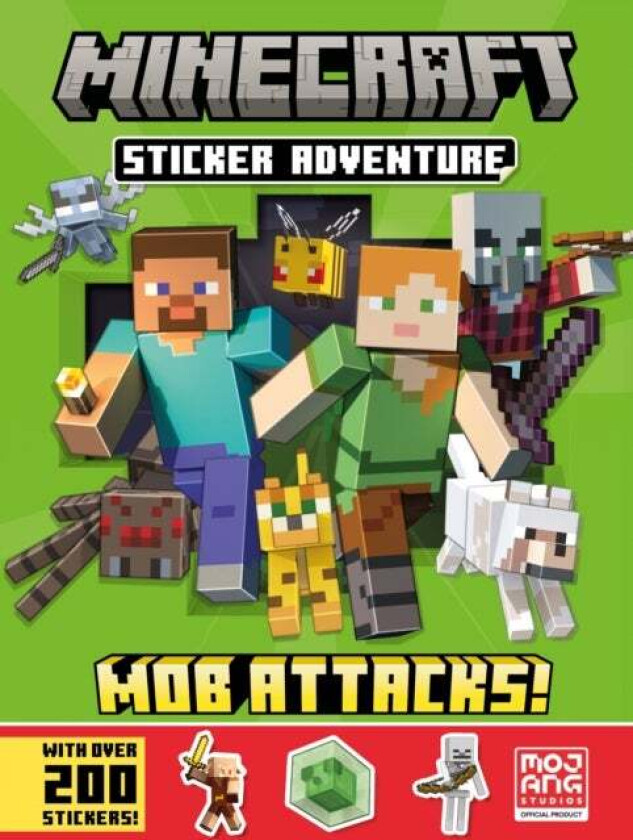 Minecraft Sticker Adventure: Mob Attacks! av Mojang AB