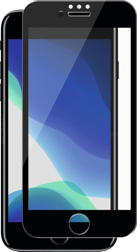 Premium Skjermbeskyttelse Full-Fit Silicate Glass Iphone 6s/7/8/se (2020/2022) Svart Kant
