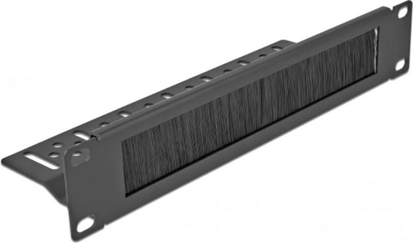 Kabelhåndtering t/10tm Rackskap (1U) Sort