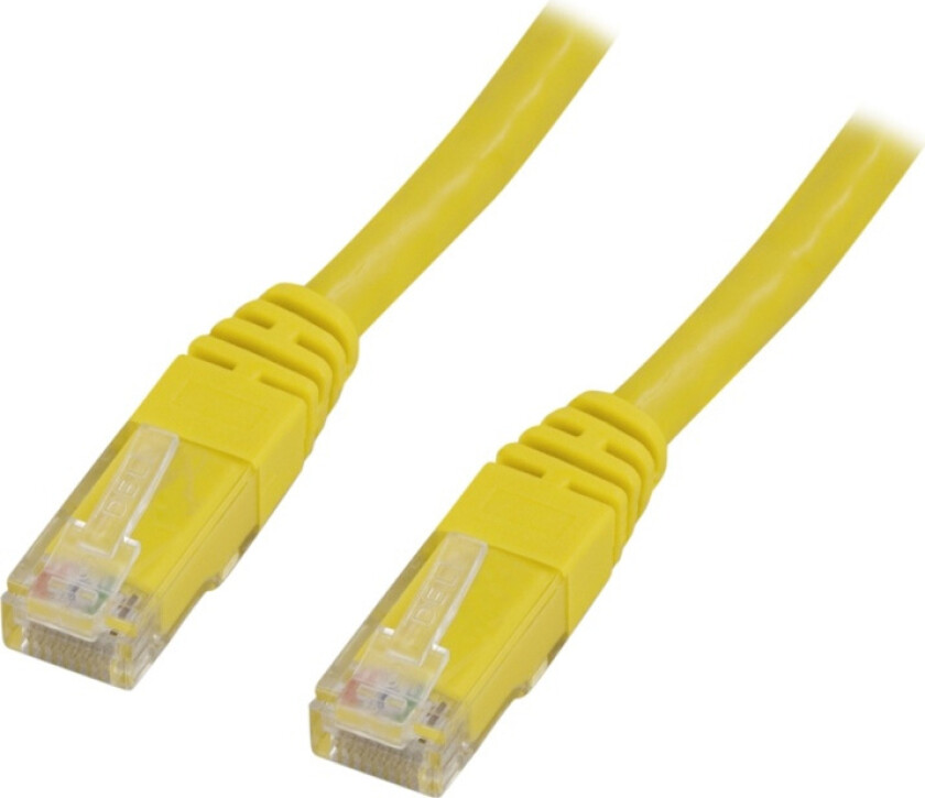 Bilde av UTP Cat6 patchkabel 1m, gul