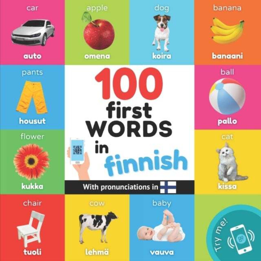 100 First Words In Finnish Av Yukismart