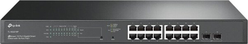 TL-SG2218P JetStream 18-Port Gigabit Smart Switch with 16-Port PoE+ (150W)