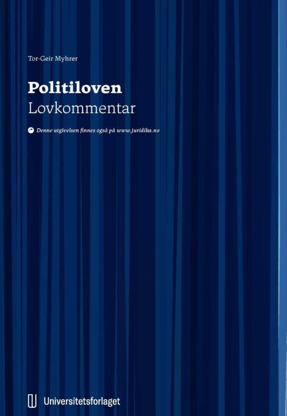 Politiloven av Tor-Geir Myhrer