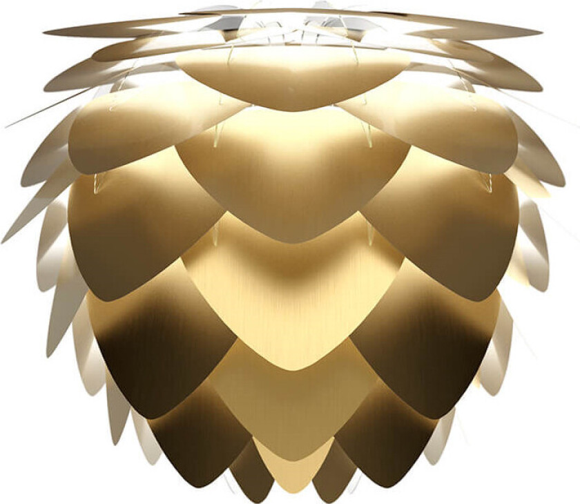 Aluvia lampe børstet messing 40 cm