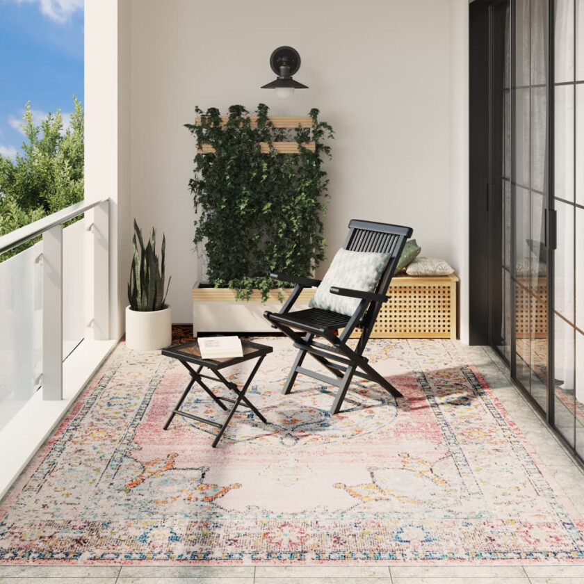 Teppe ARBIZU innendørs og utendørs vintage design 240x340 cm