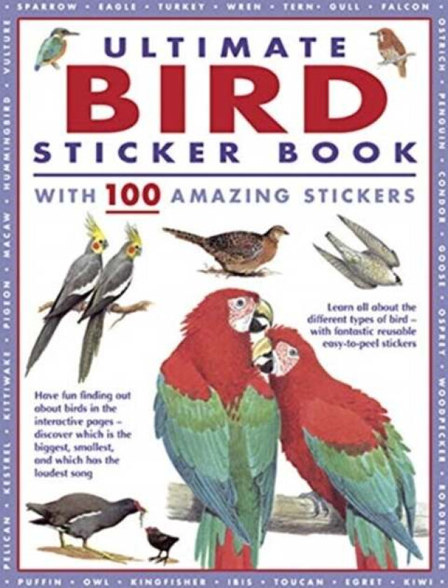 Ultimate Bird Sticker Book av Armadillo Books