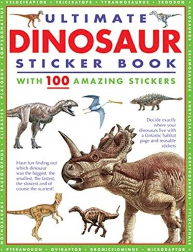 Ultimate Dinosaur Sticker Book av Armadillo Books