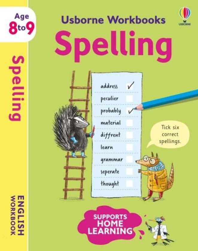 Usborne Workbooks Spelling 8-9 av Jane Bingham