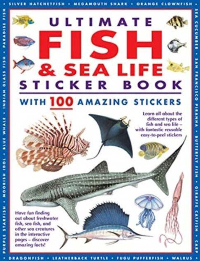 Ultimate Fish & Sea Life Sticker Book av Armadillo Books