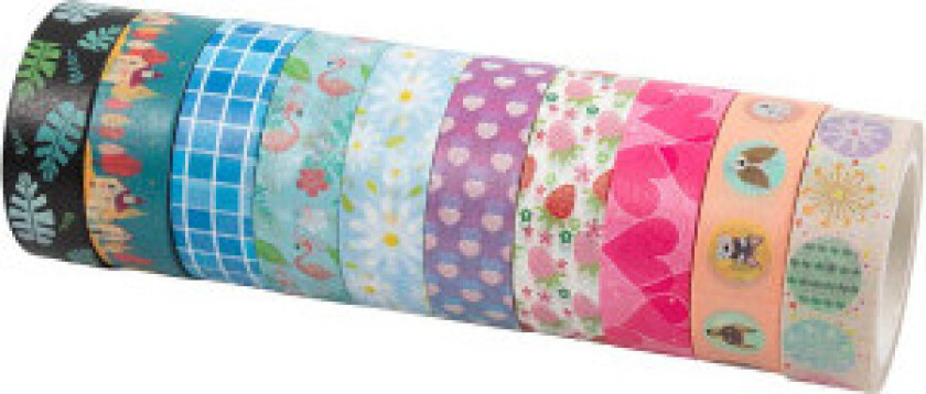 Maskeringstape, B: 15 mm, 10x10 m/ 1 pk.