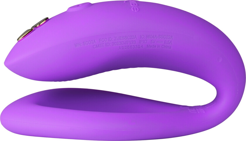 O Purple Trådløs parvibrator
