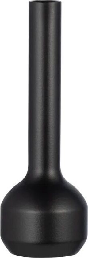 Lind DNA Silhouette 120 vase Black steel