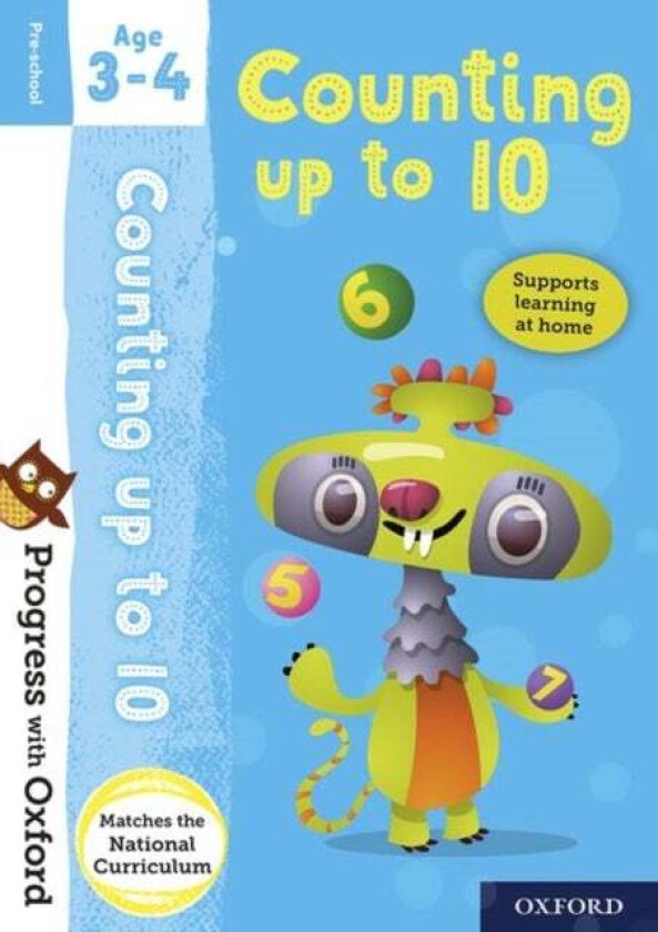 Progress with Oxford: Progress with Oxford: Counting Age 3-4 - Prepare for School with Essential Mat av Nicola Palin