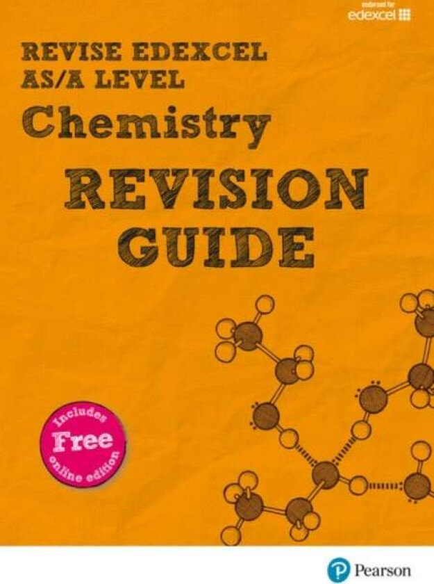 Pearson REVISE Edexcel AS/A Level Chemistry Revision Guide inc online edition - 2023 and 2024 exams av Nigel Saunders