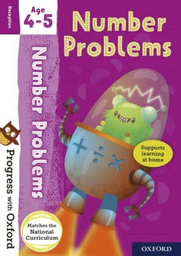 Progress with Oxford: Progress with Oxford: Number Problems Age 4-5 - Practise for School with Essen av Paul Hodge