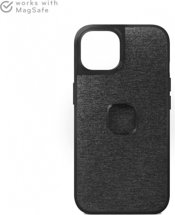 iPhone 11 Stoffdeksel med SlimLink Brakett - MagSafe Kompatibel - Charcoal