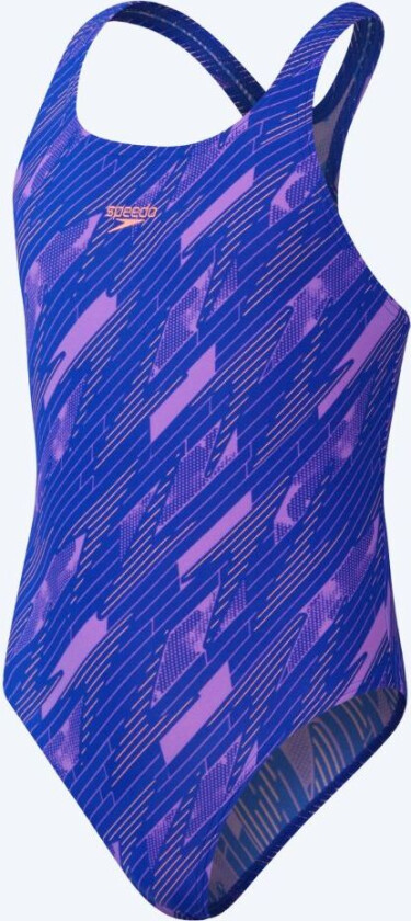 badedrakt til jenter - Hyperboom Allover Medalist - Blå/rosa
