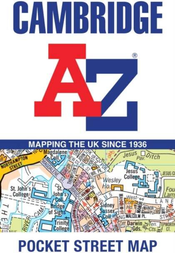 Cambridge A-Z Pocket Street Map av A-Z maps