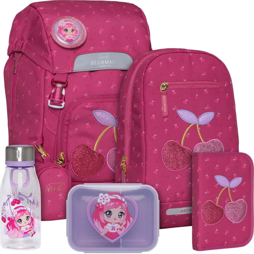 Pakke skolesekk 1.kl Cherry 22L