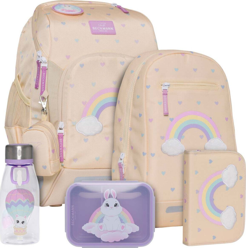 Pakke skolesekk 1.kl Yellow Hearts Active Air FLX