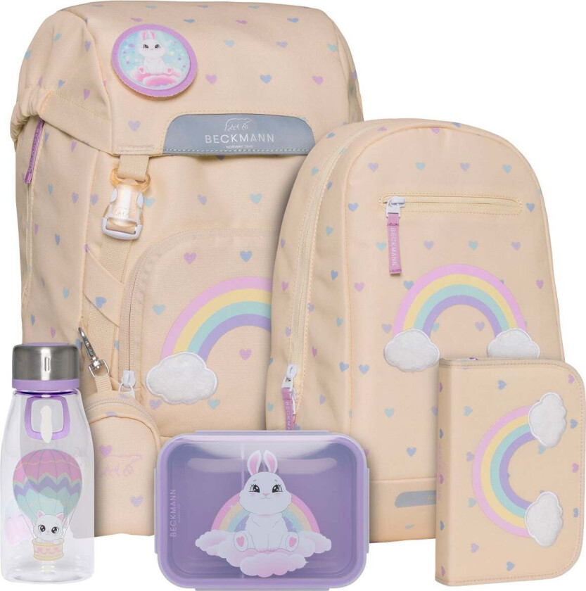 Pakke skolesekk 1.kl Yellow Heart 22L